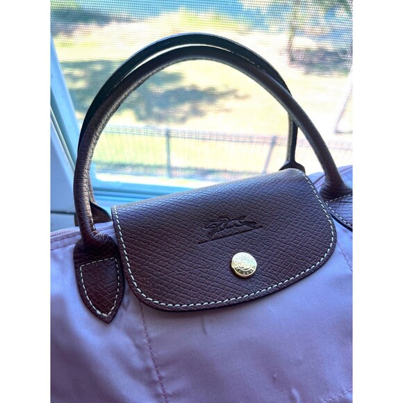 Longchamp Le Pliage Original Handbag Type S - Light Pink - Made in France - Picture 7 of 12